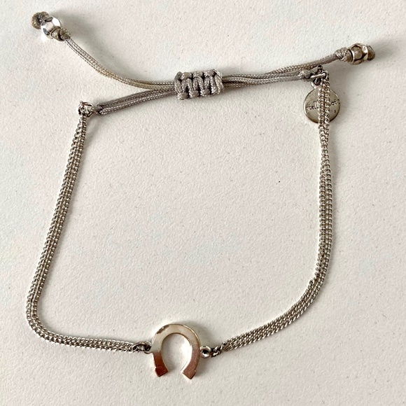 Stella & Dot Horseshoe Wishing Bracelet - Silver - Picture 2 of 6